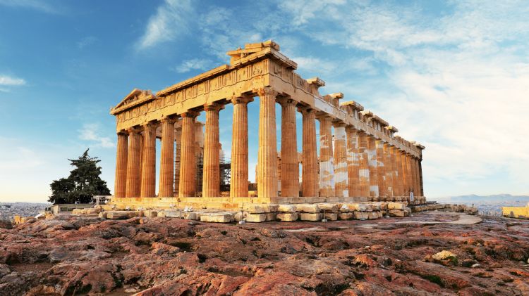Parthénon sur l'Acropole à Athènes