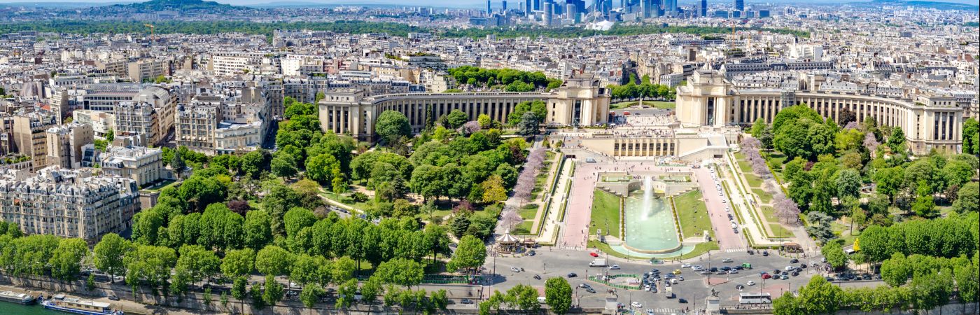 Palais de Chaillot et jardins du Trocadéro