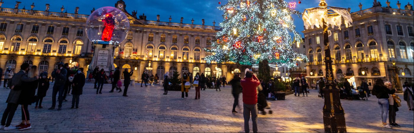 Place Stanislas de Nancy à Noël