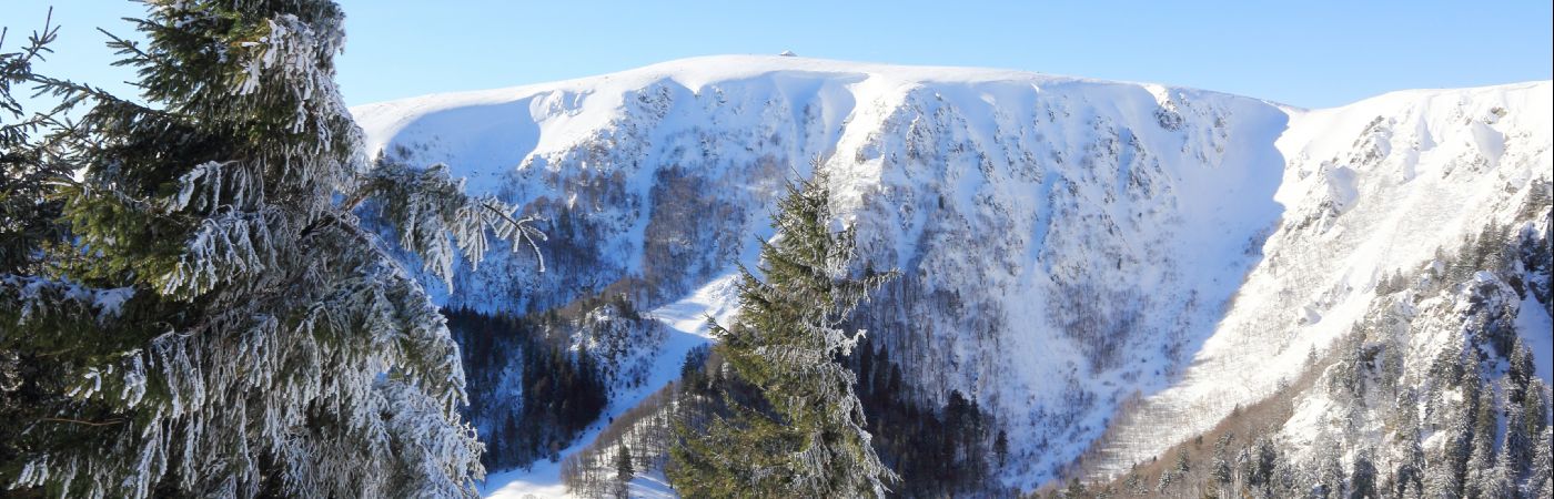 Les Vosges et le Hohneck en hiver